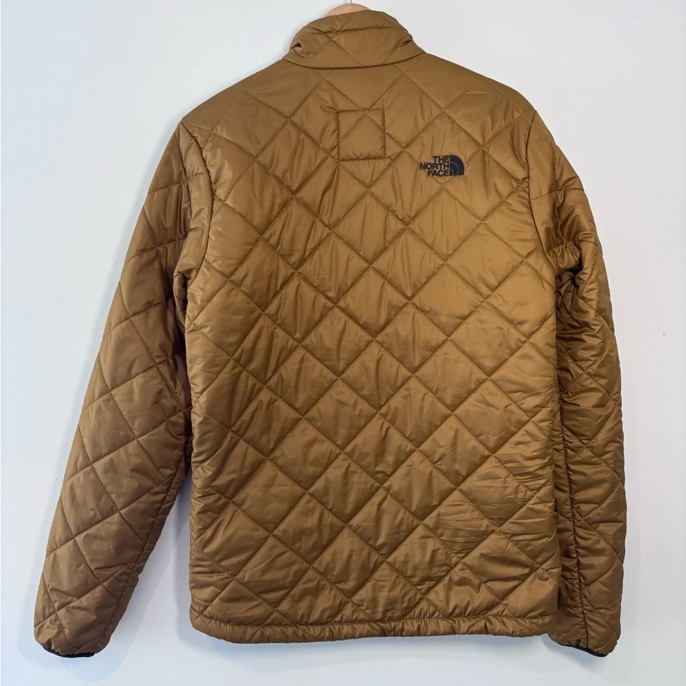 THE NORTH FACE Men’s Cervas Quilted Insulated Jacket – Brown (Size Small)